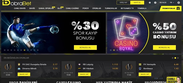 Dobrabet Bahis Sitesi Tanıtım Görseli