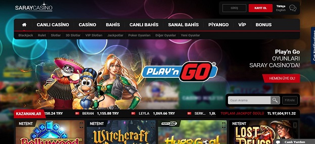Saraycasino Casino Sitesi Tanıtım Görseli
