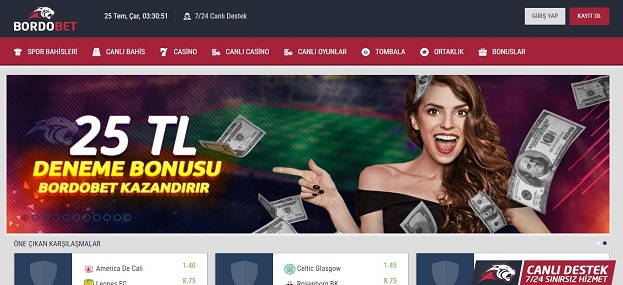 Bordobet Bahis Sitesi Tanıtım Görseli