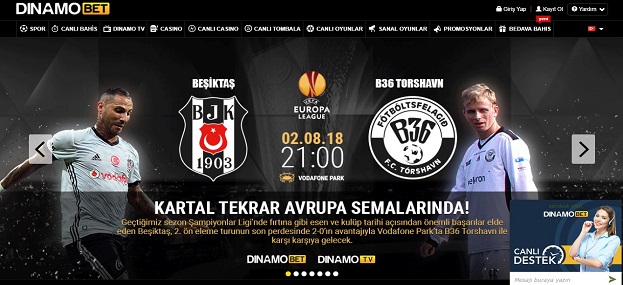 Dinamobet Bahis Sitesi Tanıtım Görseli