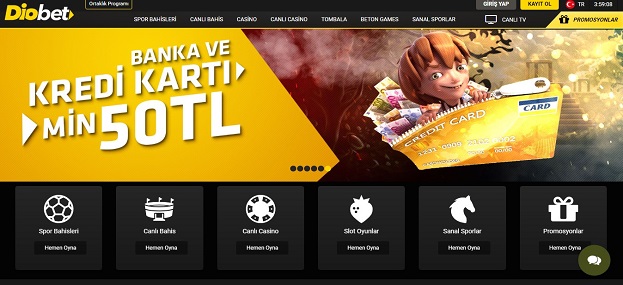Diobet Bahis Sitesi Tanıtım Görseli