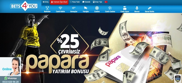 Bets4you Bahis Sitesi Tanıtım Görseli