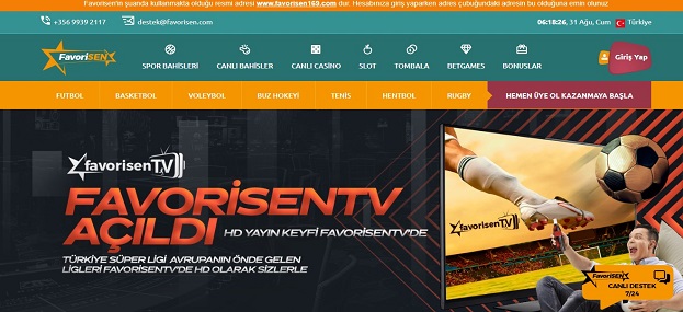 Favorisen Bahis Sitesi Tanıtım Görseli