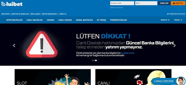 Luibet Bahis Sitesi Tanıtm Görseli