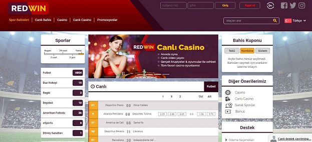 Redwin Bahis Sitesi Tanıtım Görseli