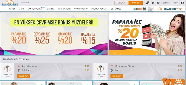 Rivalobet Bahis Sitesi Tanıtım Görseli