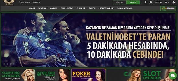 Valentinobet Bahis Sitesi Tanıtım Görseli