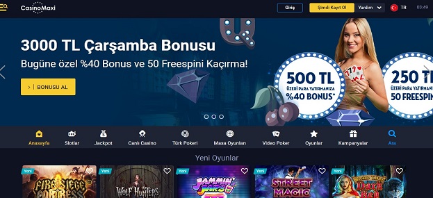Casinomaxi Casino Sitesi Tanıtım Görseli