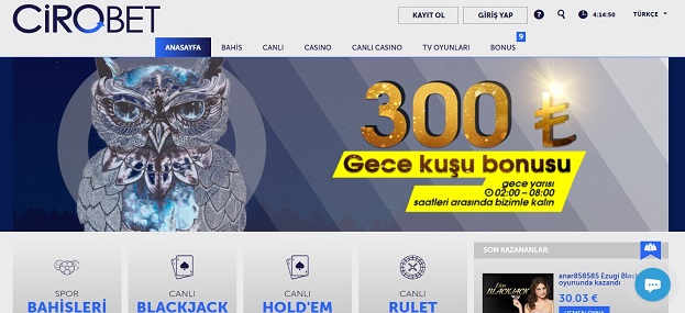 Cirobet Bahis Sitesi Tanıtım Görseli