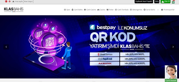 Klasbahis Bahis Sitesi Tanıtım Görseli