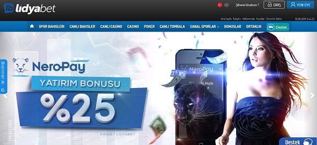 Lidyabet Bahis Sitesi Tanıtım Görseli