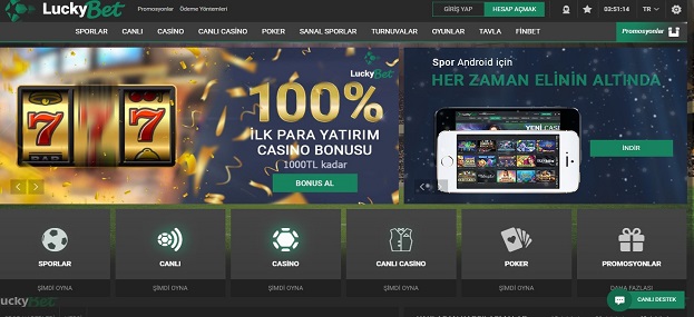 Luckybet Bahis Sitesi Tanıtım Görseli