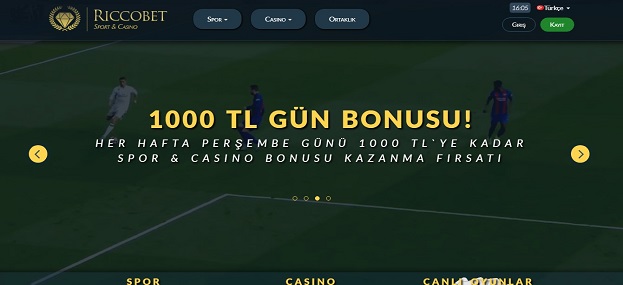 Riccobet Bahis Sitesi Tanıtım Görseli